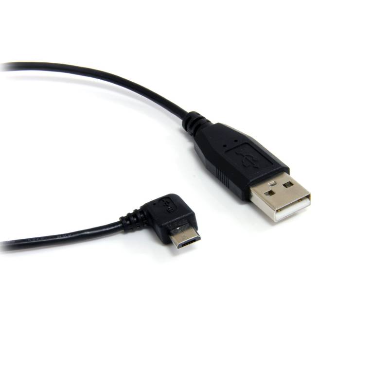 Startech 30cm Micro USB Cable - A to Right Angle Micro B