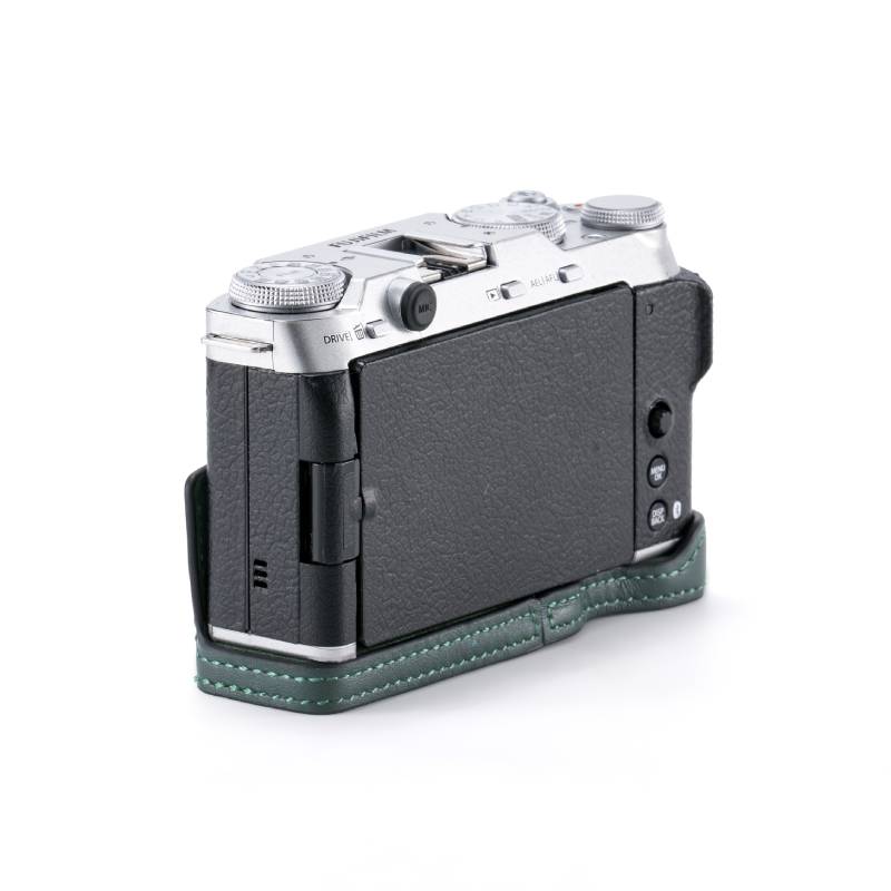 TA-T73-LCC-GN_Leather Camera Case for Fujifilm X-M5 - Green