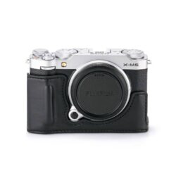 TA-T73-LCC-Leather Camera Case for Fujifilm X-M5 - Black