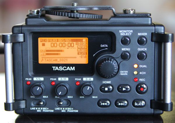 Tascam DR-60D lineaire PCM recorder en mixer