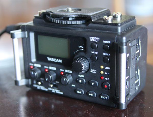 Tascam DR-60D lineaire PCM recorder en mixer