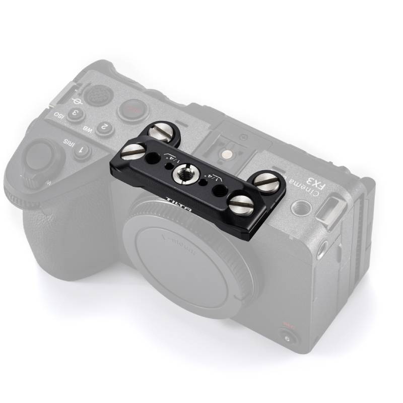Hot Shoe Top Plate for Sony FX3_FX30 V2 – Black