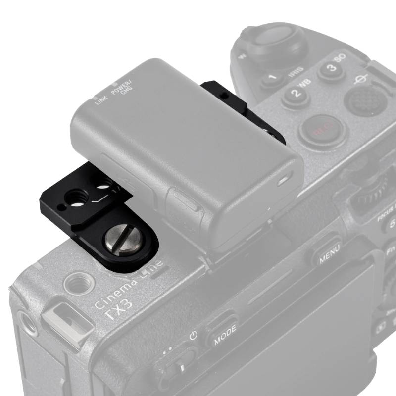 Hot Shoe Top Plate for Sony FX3_FX30 V2 – Black