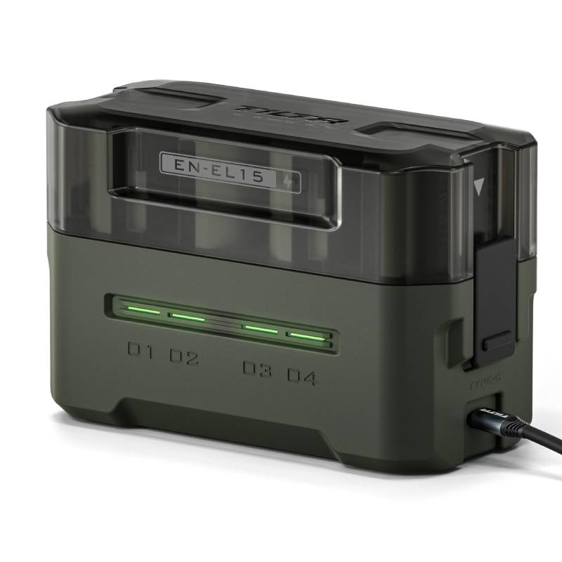 Tilta EN-EL15C Charging Station Battery Kit (4 Batteries)