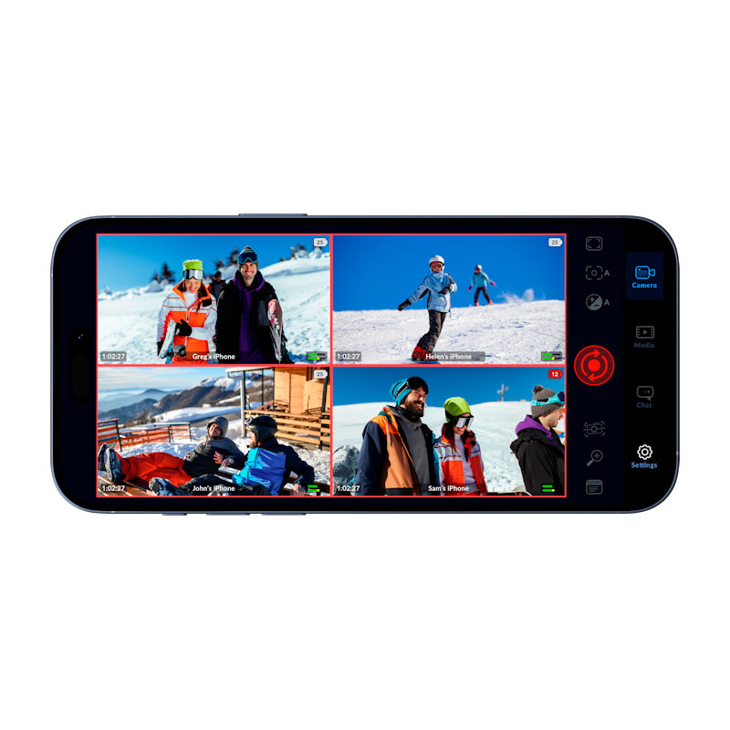 Blackmagic-Camera-for-iOS en Android Recording Multiviw