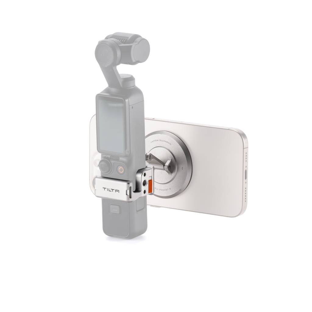 Magnetic Accessory Mounting Kit for DJI Osmo Pocket 3 – Titanium White