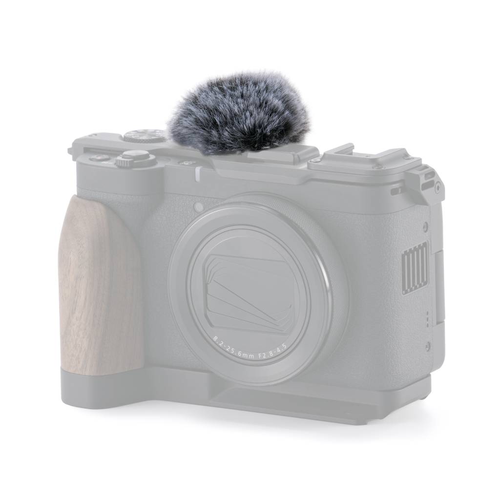 Microphone Windscreen for Canon PowerShot V1 – Black