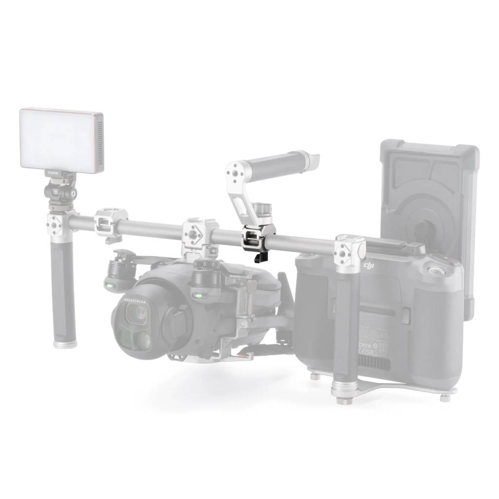 Tilta 15mm Rod Clamp Mounting Adapter with Cold Shoe (1/4"-20) - Titanium Gray - Afbeelding 2