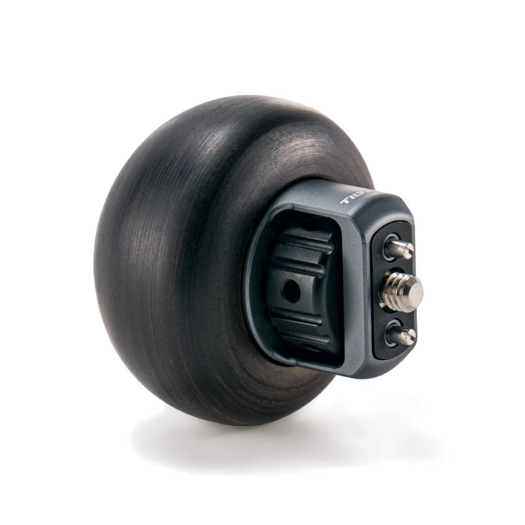 Tilta Circular Wooden Handle (1_4″-20) – Space Grey