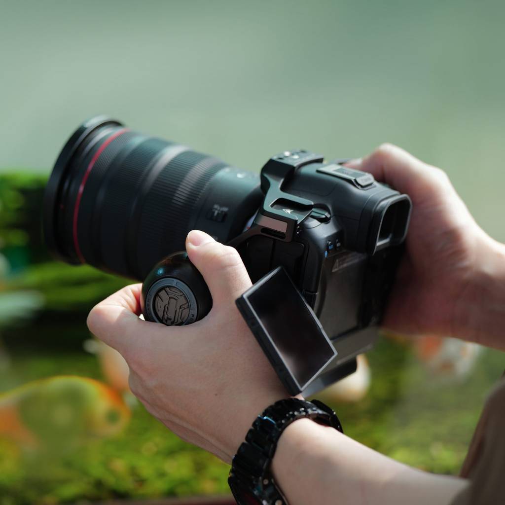 Tilta Circular Wooden Handle (1/4"-20) - Space Gray - Afbeelding 4