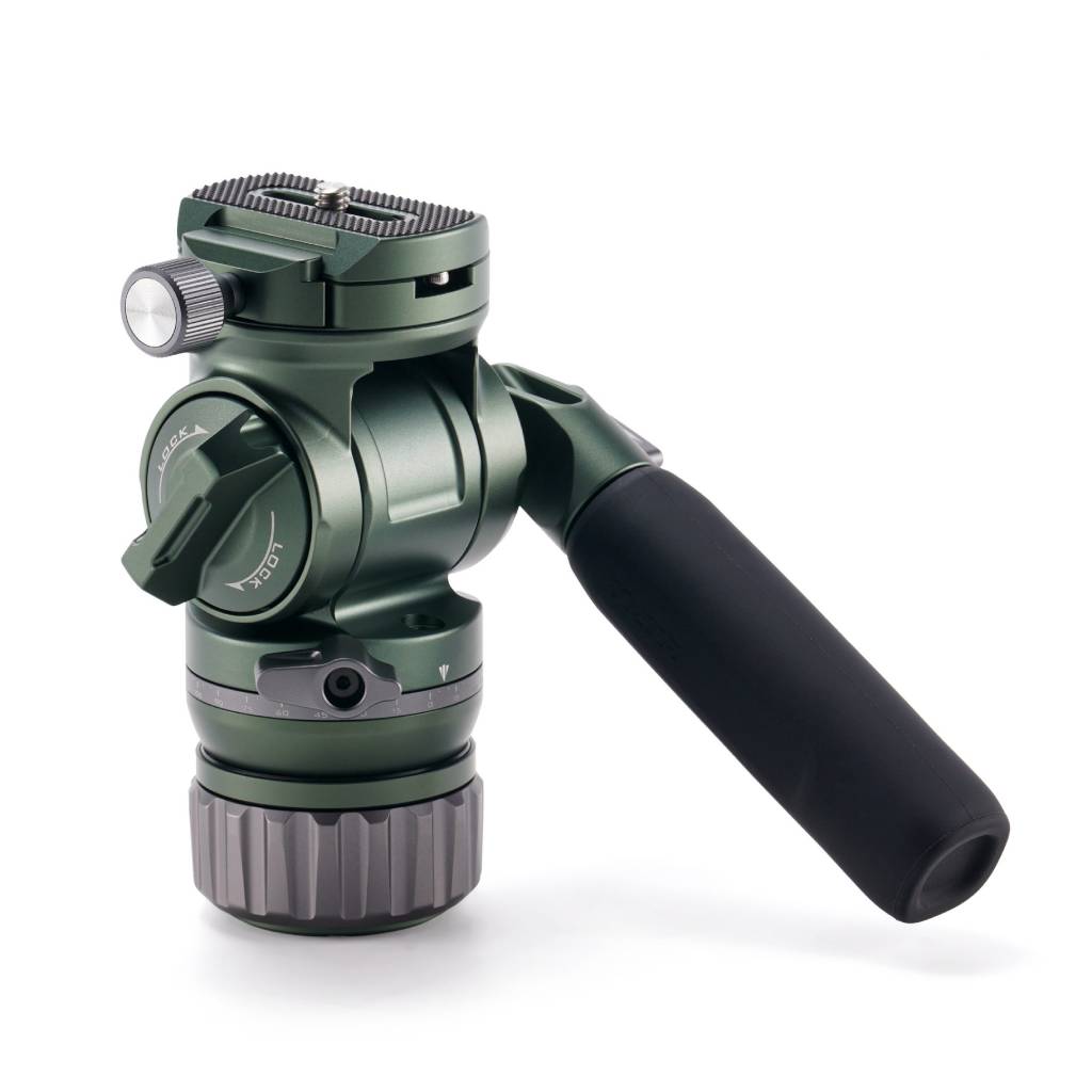 Tilta Travel Video Fluid Head with Flat Base (5KG) forest green