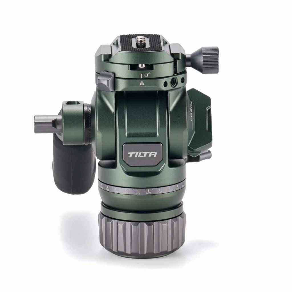 Tilta Travel Video Fluid Head with Flat Base (5KG) forest green