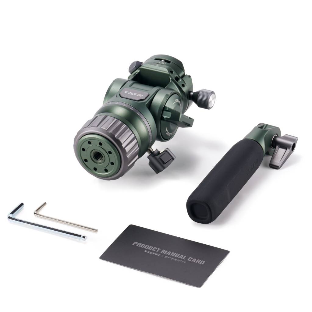 Tilta Travel Video Fluid Head with Flat Base (5KG) forest green