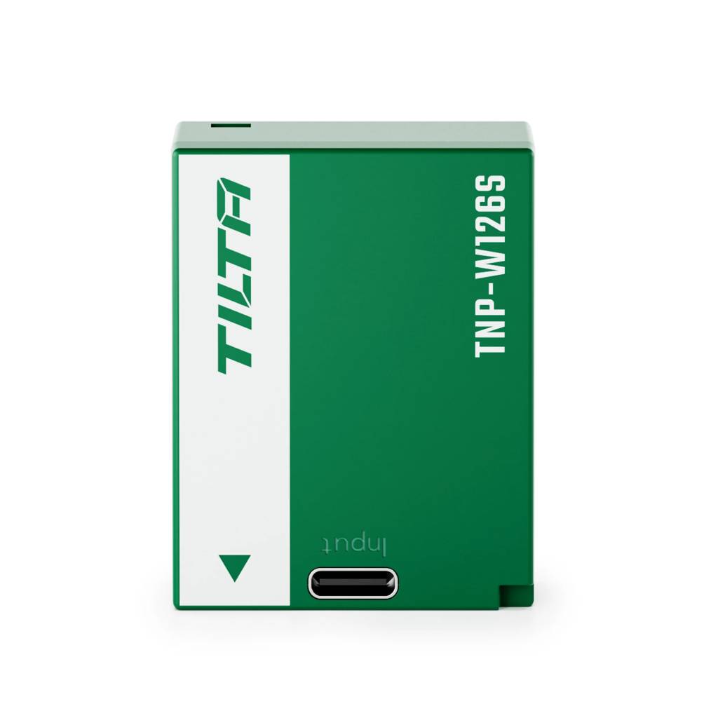 Tilta NP-W126S Battery with USB-C Input (1050mAh) - Forest Green