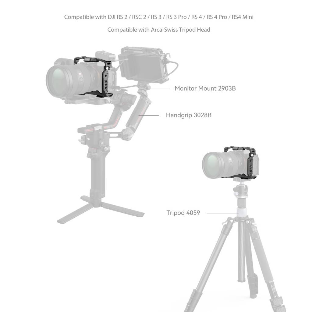 SmallRig 5583 Cage with Airtag Slot for Sony Alpha